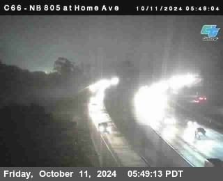 NB 805 at Home Ave (On Ramp)