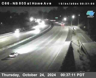 NB 805 at Home Ave (On Ramp)