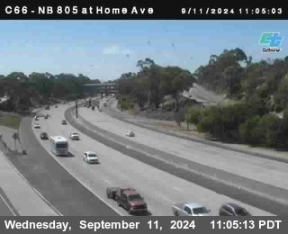 NB 805 at Home Ave (On Ramp)