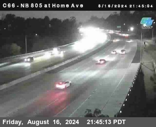 NB 805 at Home Ave (On Ramp)