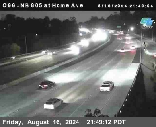 NB 805 at Home Ave (On Ramp)