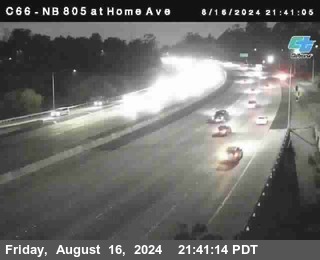 NB 805 at Home Ave (On Ramp)