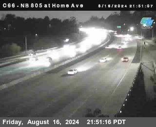 NB 805 at Home Ave (On Ramp)