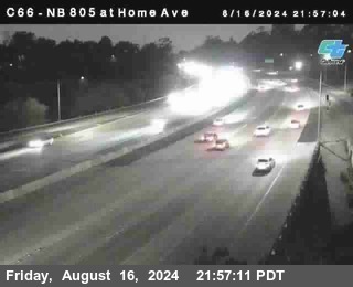 NB 805 at Home Ave (On Ramp)