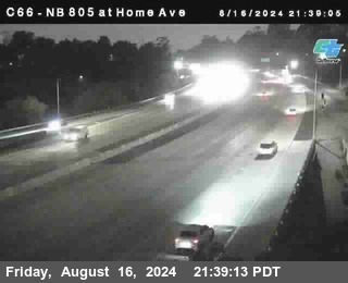 NB 805 at Home Ave (On Ramp)