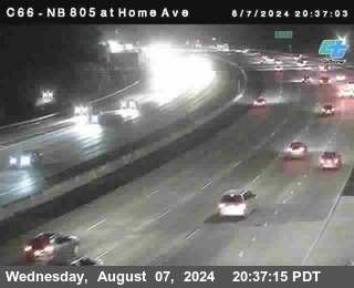 NB 805 at Home Ave (On Ramp)