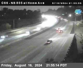 NB 805 at Home Ave (On Ramp)