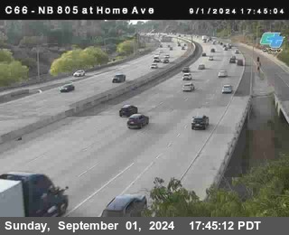 NB 805 at Home Ave (On Ramp)