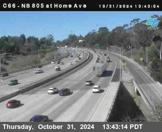 NB 805 at Home Ave (On Ramp)