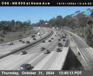 NB 805 at Home Ave (On Ramp)