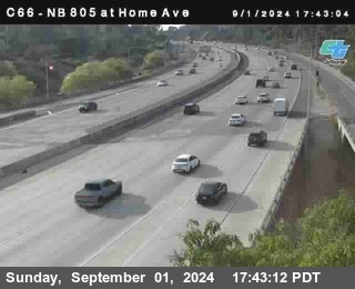 NB 805 at Home Ave (On Ramp)