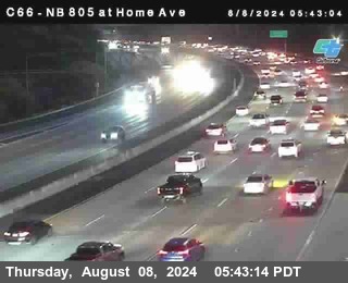 NB 805 at Home Ave (On Ramp)