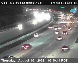 NB 805 at Home Ave (On Ramp)