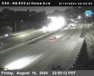 NB 805 at Home Ave (On Ramp)