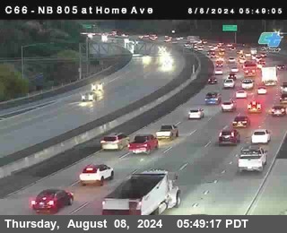 NB 805 at Home Ave (On Ramp)