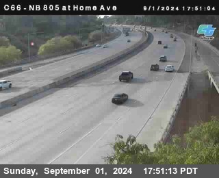 NB 805 at Home Ave (On Ramp)