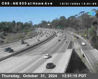 NB 805 at Home Ave (On Ramp)