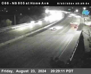 NB 805 at Home Ave (On Ramp)