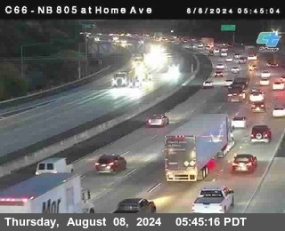 NB 805 at Home Ave (On Ramp)