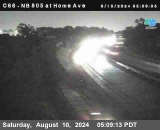 NB 805 at Home Ave (On Ramp)