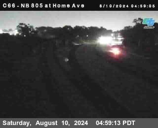 NB 805 at Home Ave (On Ramp)