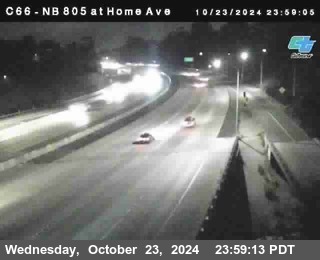 NB 805 at Home Ave (On Ramp)