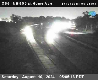 NB 805 at Home Ave (On Ramp)