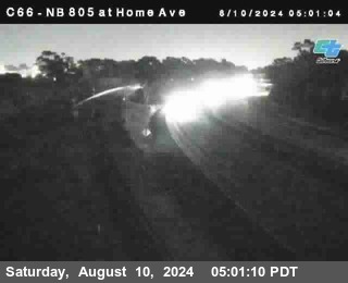 NB 805 at Home Ave (On Ramp)