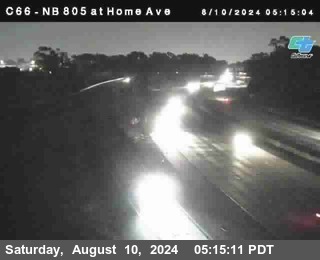 NB 805 at Home Ave (On Ramp)