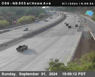 NB 805 at Home Ave (On Ramp)