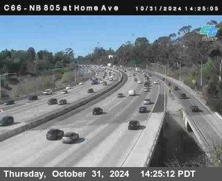 NB 805 at Home Ave (On Ramp)