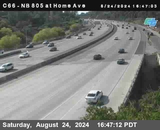 NB 805 at Home Ave (On Ramp)