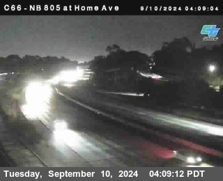 NB 805 at Home Ave (On Ramp)