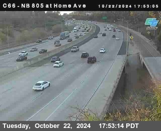 NB 805 at Home Ave (On Ramp)