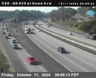 NB 805 at Home Ave (On Ramp)