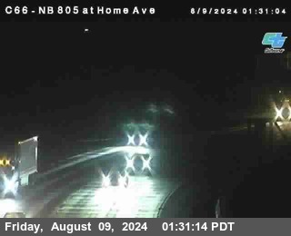 NB 805 at Home Ave (On Ramp)