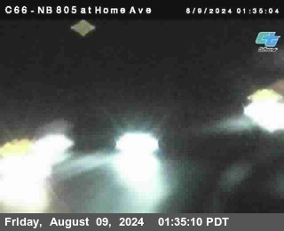 NB 805 at Home Ave (On Ramp)