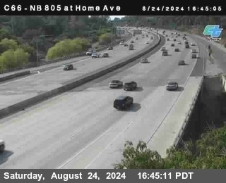 NB 805 at Home Ave (On Ramp)