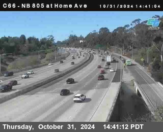 NB 805 at Home Ave (On Ramp)