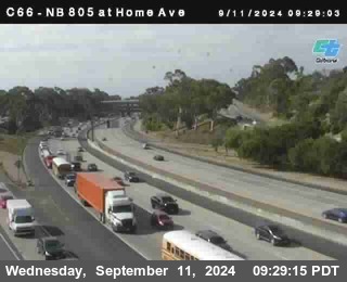 NB 805 at Home Ave (On Ramp)