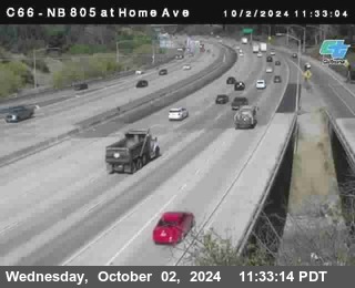 NB 805 at Home Ave (On Ramp)