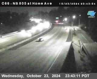 NB 805 at Home Ave (On Ramp)