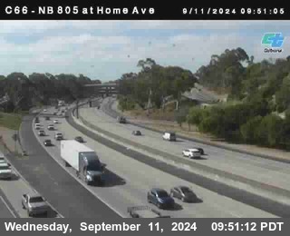 NB 805 at Home Ave (On Ramp)