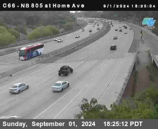 NB 805 at Home Ave (On Ramp)