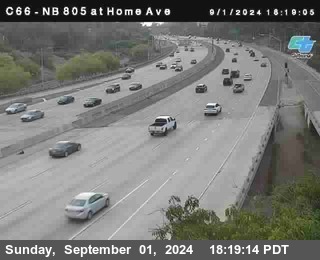 NB 805 at Home Ave (On Ramp)