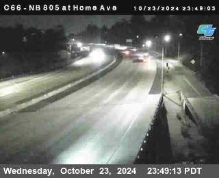 NB 805 at Home Ave (On Ramp)