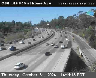 NB 805 at Home Ave (On Ramp)