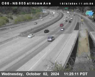 NB 805 at Home Ave (On Ramp)