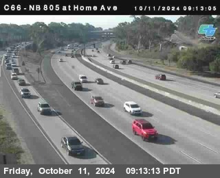 NB 805 at Home Ave (On Ramp)