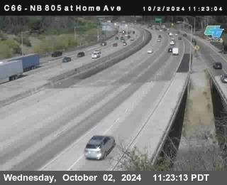 NB 805 at Home Ave (On Ramp)